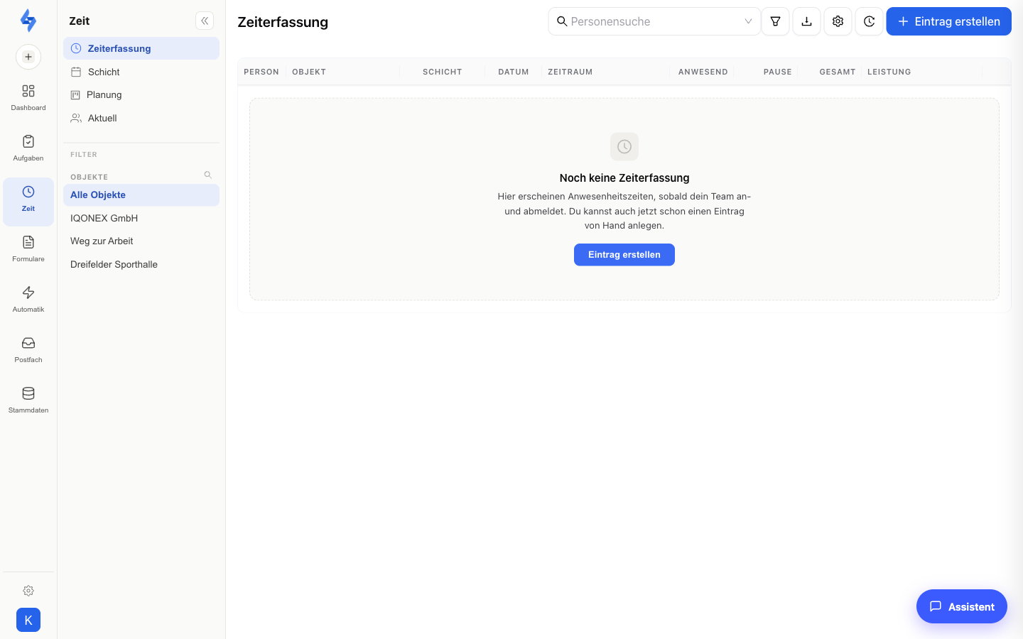 Arbeitszeiten