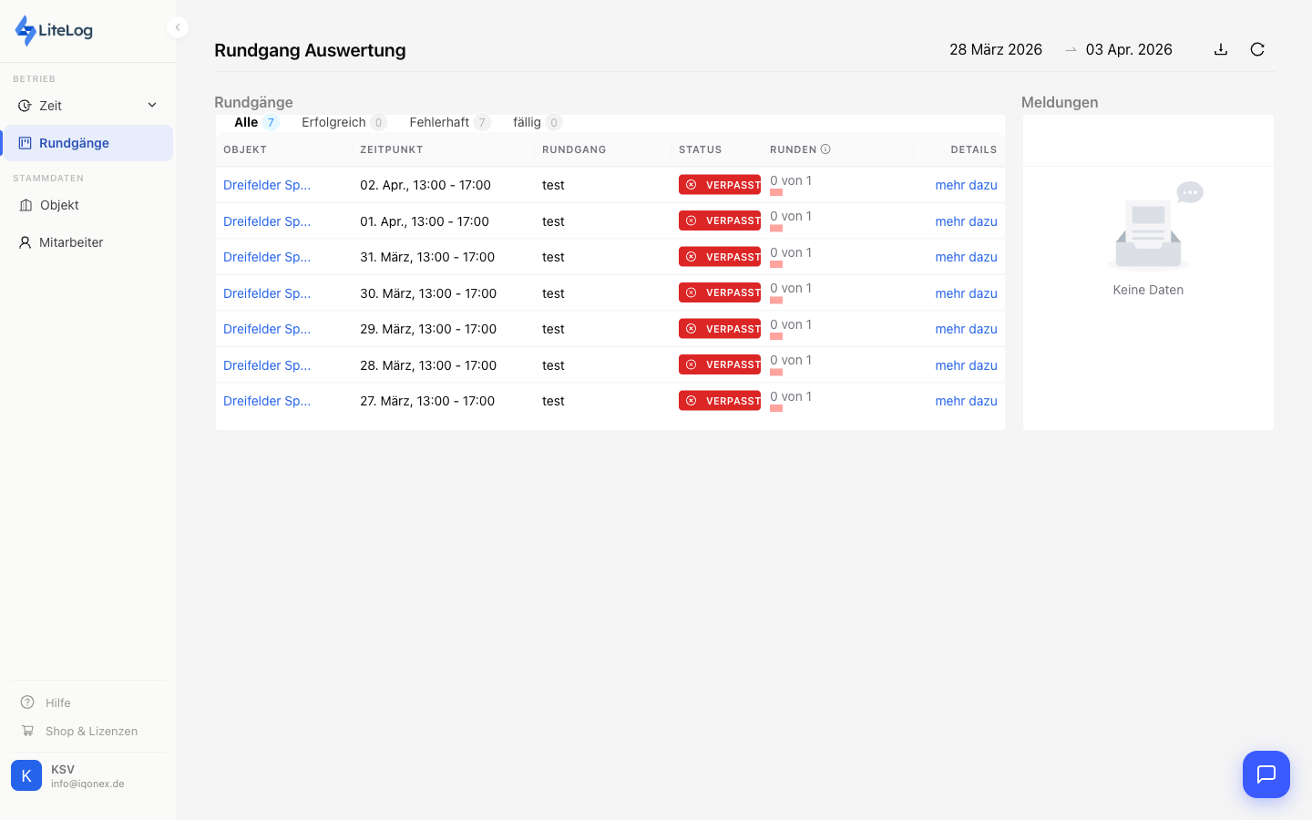 Daten &amp; Berichte