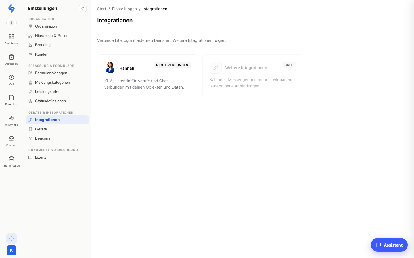 Integrationen