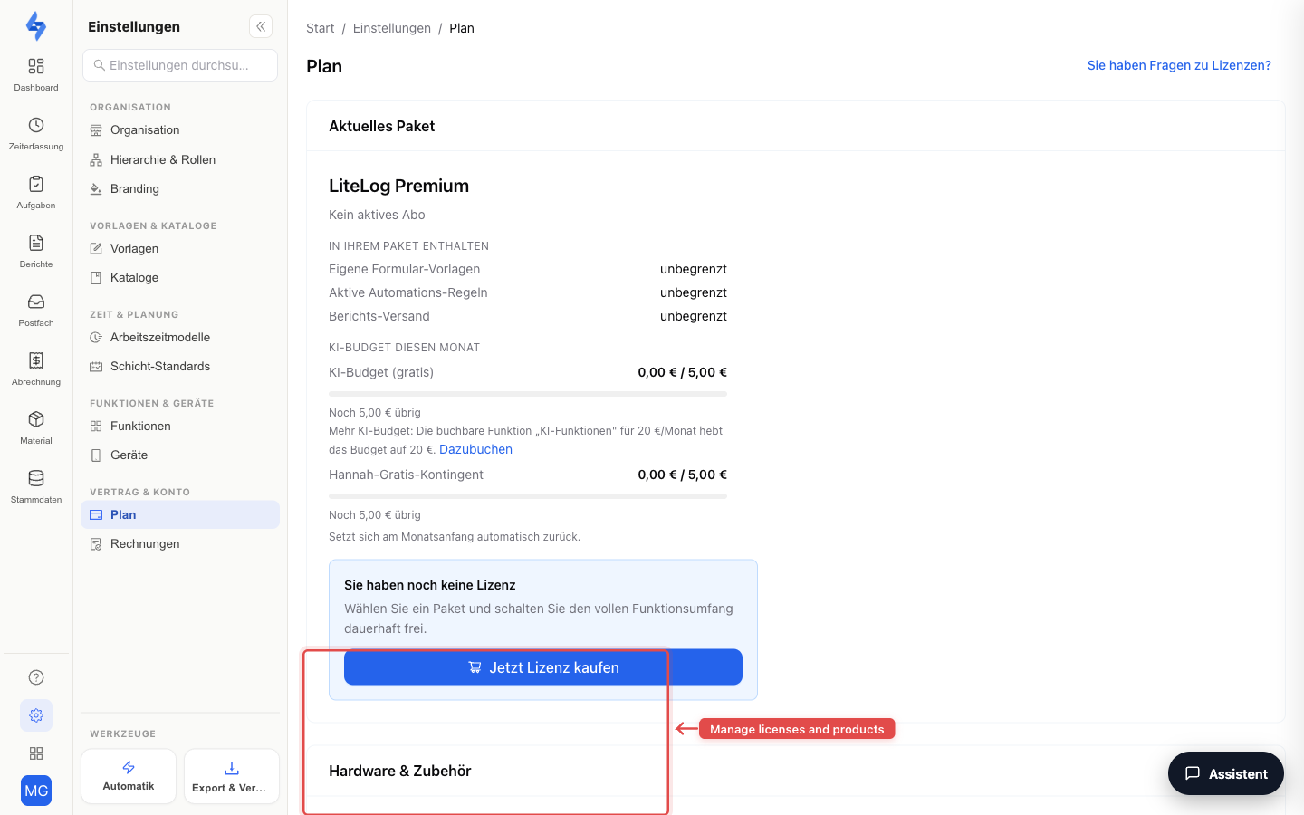 Feature overview