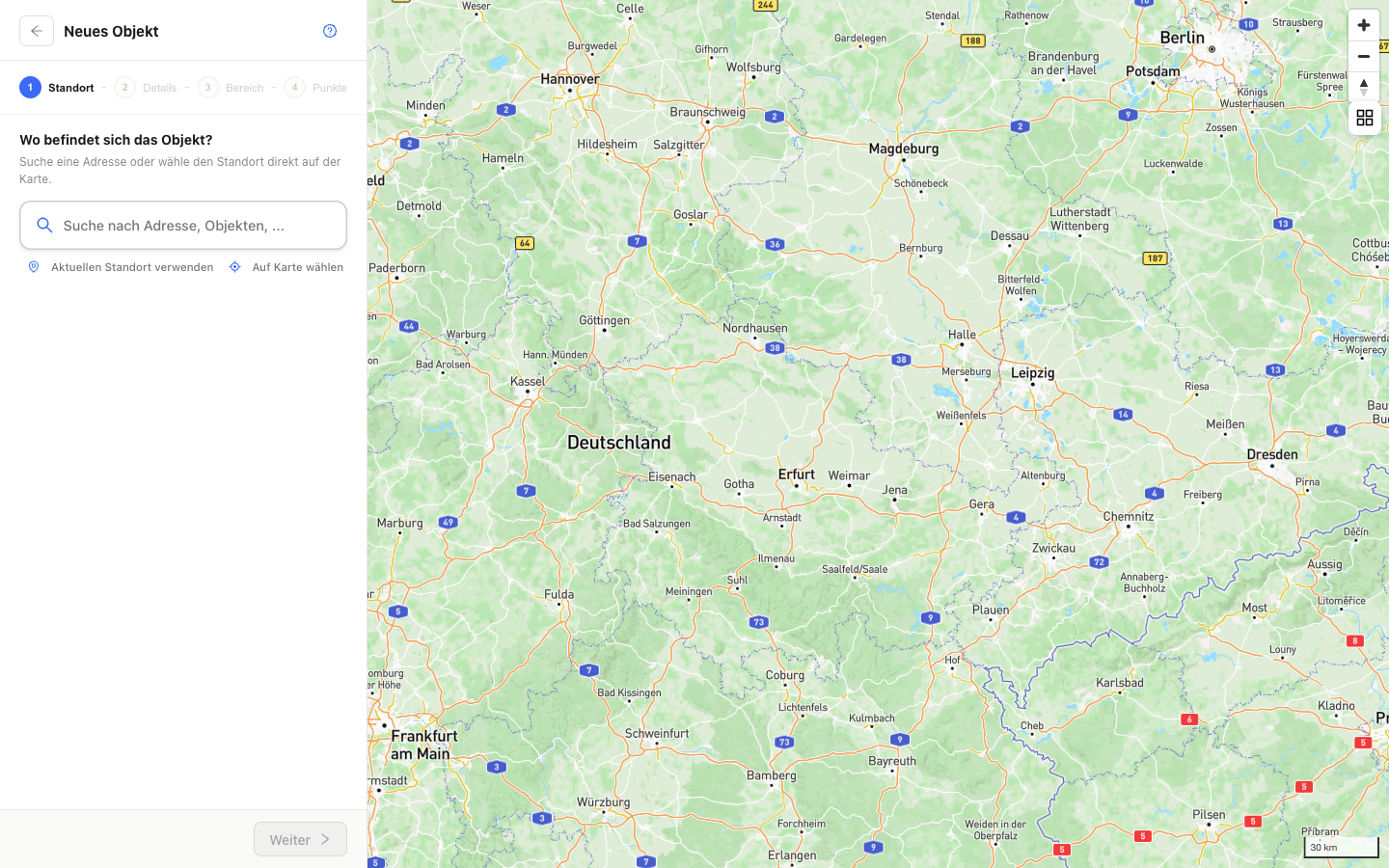 Map wizard