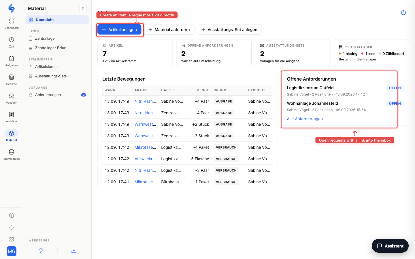 Function overview